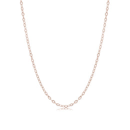 Italgem Stainless Steel Rose Diamond Cut Chain