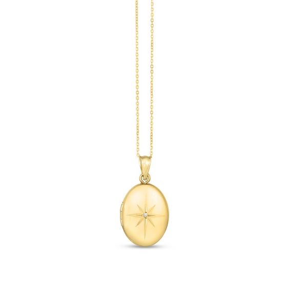 14KT Yellow Gold Locket Necklace