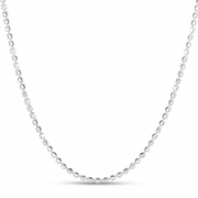 Sterling Silver Diamond Cut Chain