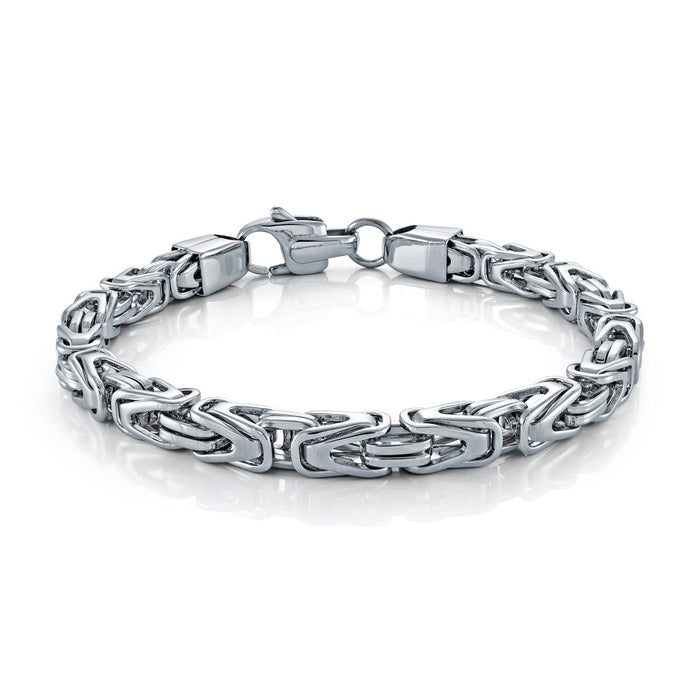 Italgem Stainless Steel King Link Bracelet