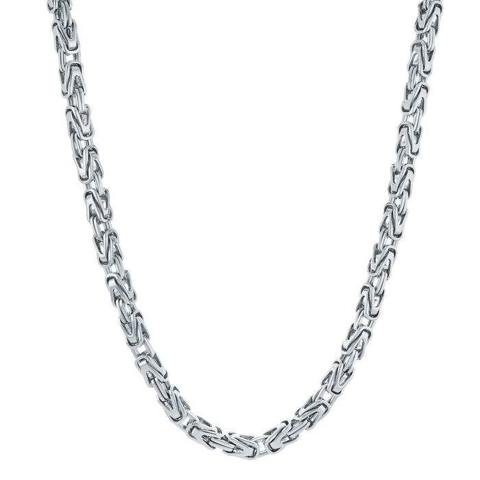 Italgem Stainless Steel King Link Necklace