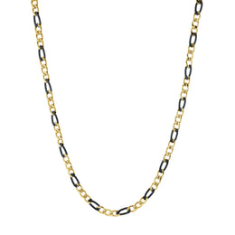 Italgem Men's Stainless Steel Two Tone Necklace