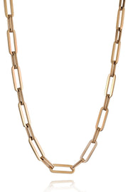 Italgem Gold-Tone Stainless Steel U Link Chain