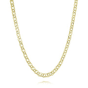 Italgem 5.2MM Stainless Steel Yellow Men's Nona Link Chain