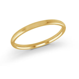 2mm Yellow Gold Women's Wedding Band