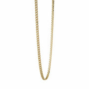 Italgem 4.6MM Stainless Steel Yellow Gold Tone Men's Curb Chain