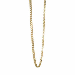 Italgem 4.6MM Stainless Steel Yellow Gold Tone Men's Curb Chain