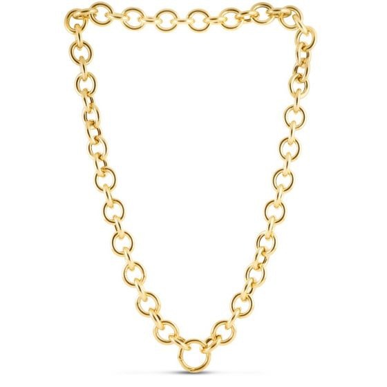 Yellow Gold Fancy Link Necklace