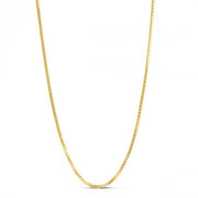 2.6MM Yellow Gold Plated Round Box Chain