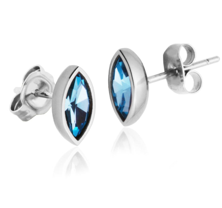 Steelx Aqua Earrings