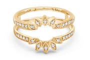 Yellow Gold & Diamond Ring Jacket