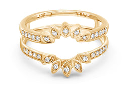 Yellow Gold & Diamond Ring Jacket