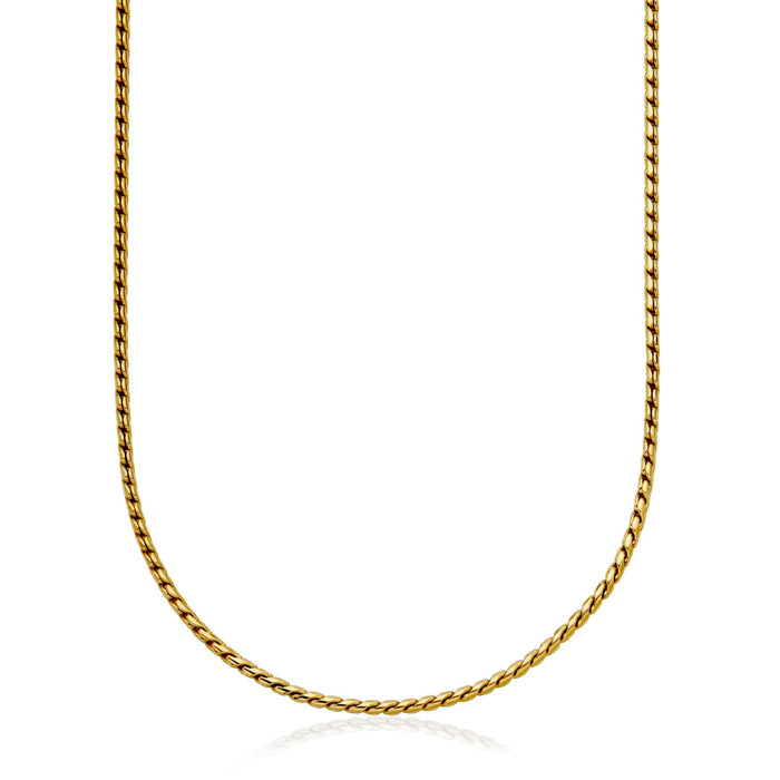 Steelx Stainless Steel Gold Snake Chain