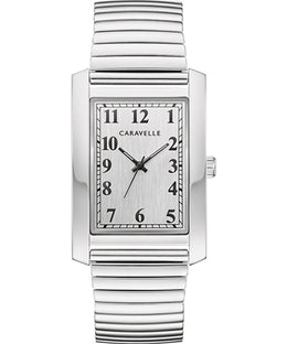 Caravelle Dress Silver Tone Women's Watch