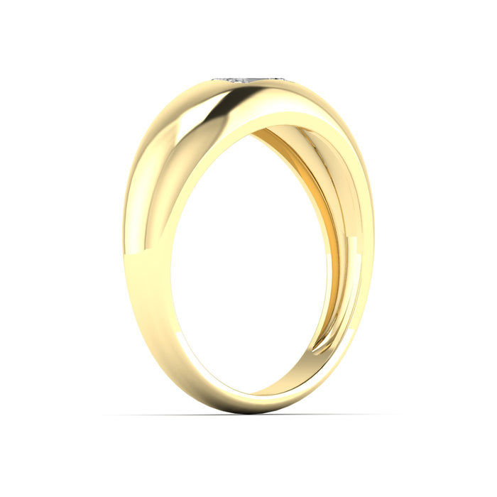 0.50CTW Lab Grown Emerald Cut Diamond Ring