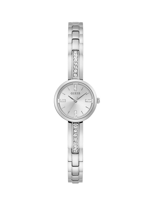 Guess Ladies Silver Tone Analog Watch