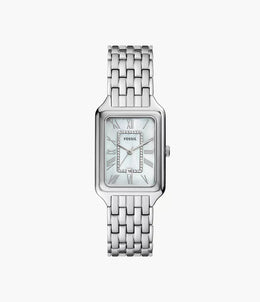 Fossil Raquel Three-Hand Date Women's Stainless Steel Watch