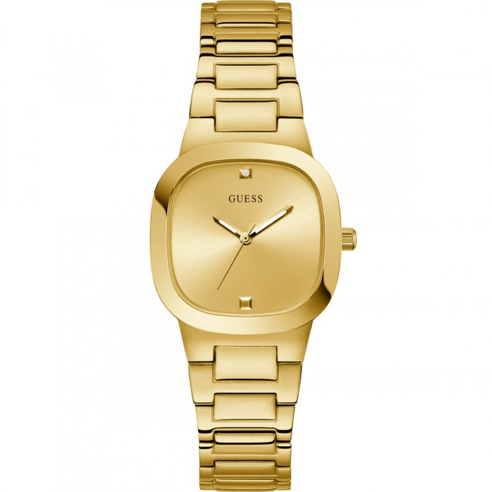 Guess Gold Tone Studded Watch