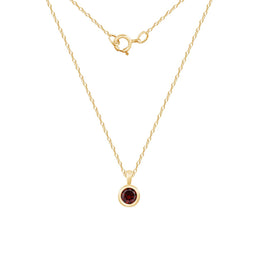 Casablanca 10KT Yellow Gold Birthstone Necklace