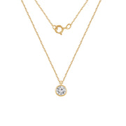 Casablanca 10KT Yellow Gold Birthstone Necklace