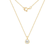Casablanca 10KT Yellow Gold Birthstone Necklace