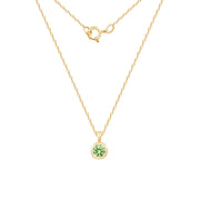 Casablanca 10KT Yellow Gold Birthstone Necklace