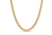 5.5mm Yellow Gold Cuban Chain