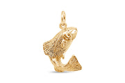 10kt Yellow Gold Small Fish Pendant