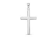 Sterling Silver Thick Cross Pendant