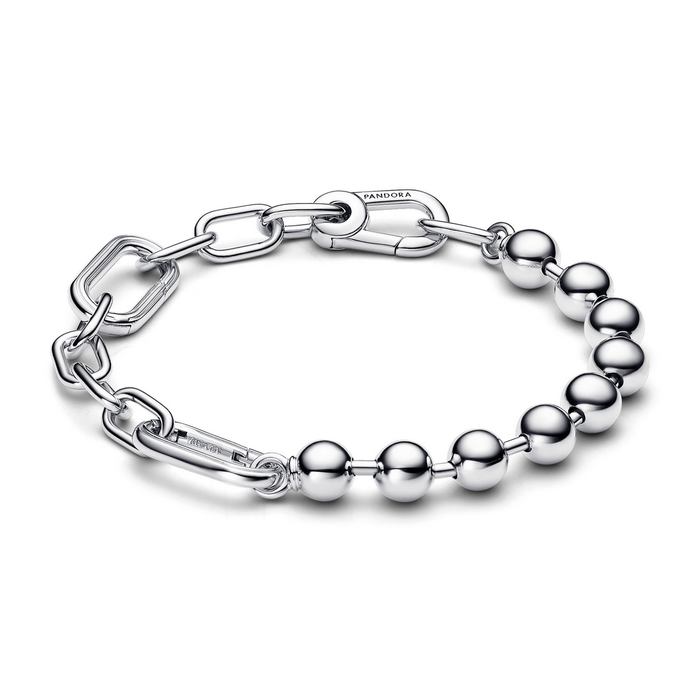 FINAL SALE - Pandora ME Sterling Silver Bead & Link Bracelet