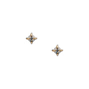 Keith Jack Sterling Silver Celestial Stud Earrings
