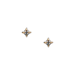 Keith Jack Sterling Silver Celestial Stud Earrings