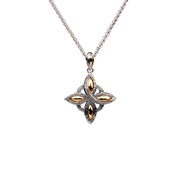 Keith Jack Two-Tone Sterling Silver Reversible Star Necklace