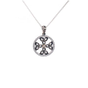 Keith Jack Sterling Silver Celtic Cross Necklace
