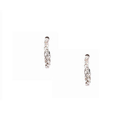 Keith Jack Sterling Silver Celtic Hoop Earrings