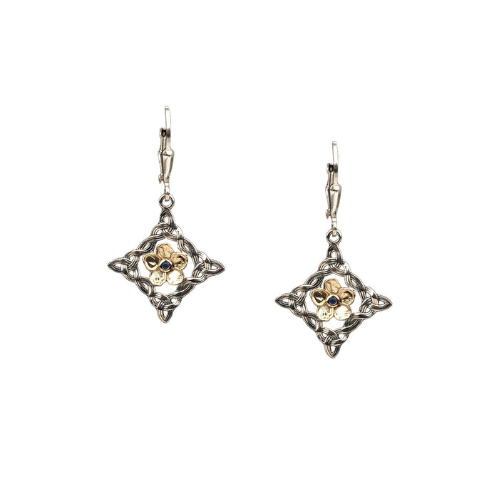 Keith Jack Two-Tone Forget-Me-Not Earrings