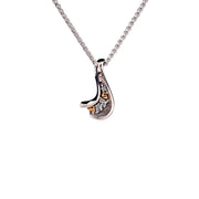 Keith Jack Sterling Silver Rocks and Rivers Necklace