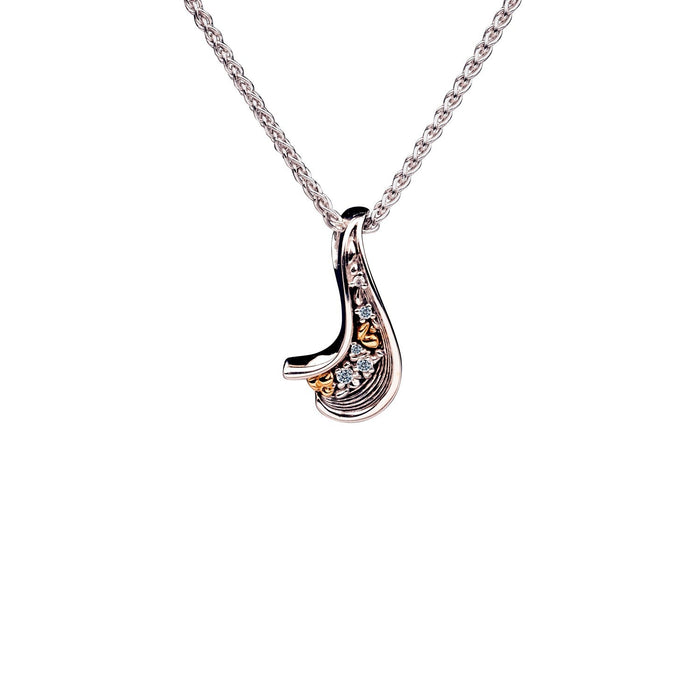 Keith Jack Two Tone Rocks and Rivers Pendant