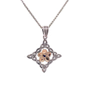 Keith Jack Sterling Silver Forget Me Not Necklace