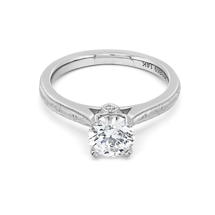 1.00CTW Lab Grown Solitaire Engagement Ring