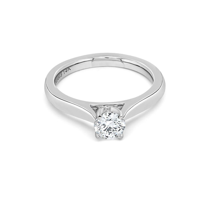 .50CTW Lab Grown Round Solitaire Engagement Ring