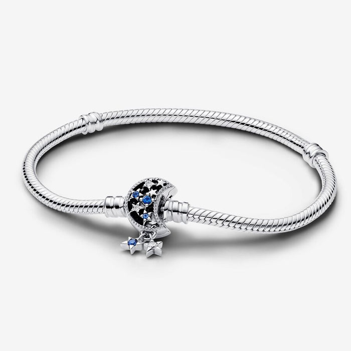 Pandora Sterling Silver Moon Clasp Bracelet