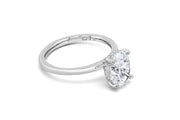 2.00CT Lab Grown Oval Engagement Ring