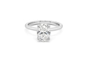 2.00CT Lab Grown Oval Engagement Ring