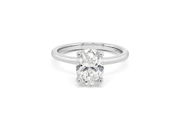 2.00CT Lab Grown Oval Engagement Ring