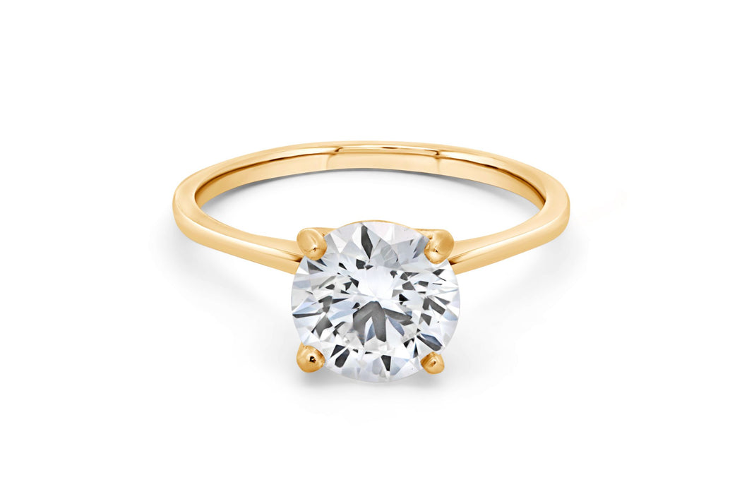 1.82CTW Lab Grown Diamond Round Engagement Ring