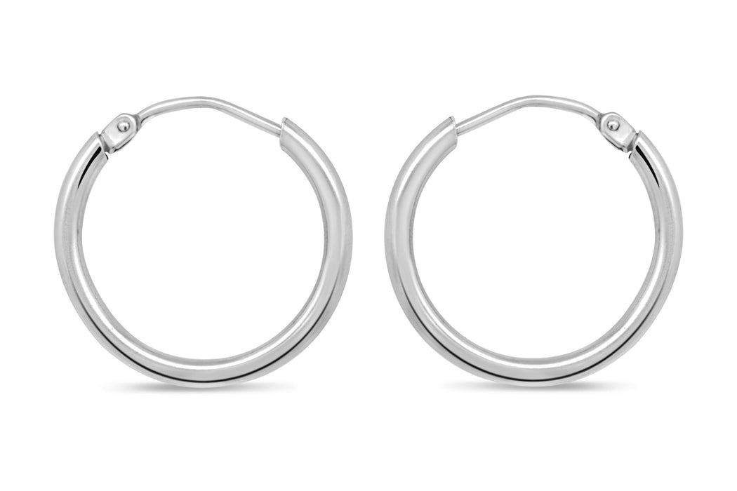 Sterling Silver Small Hoop Earrings