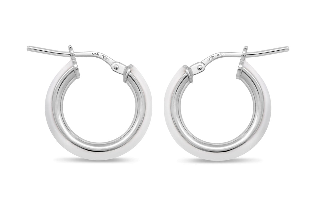 Sterling Silver Small Hoop Earrings