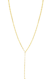 Yellow Gold Lariat Necklace
