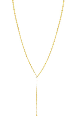 Yellow Gold Lariat Necklace